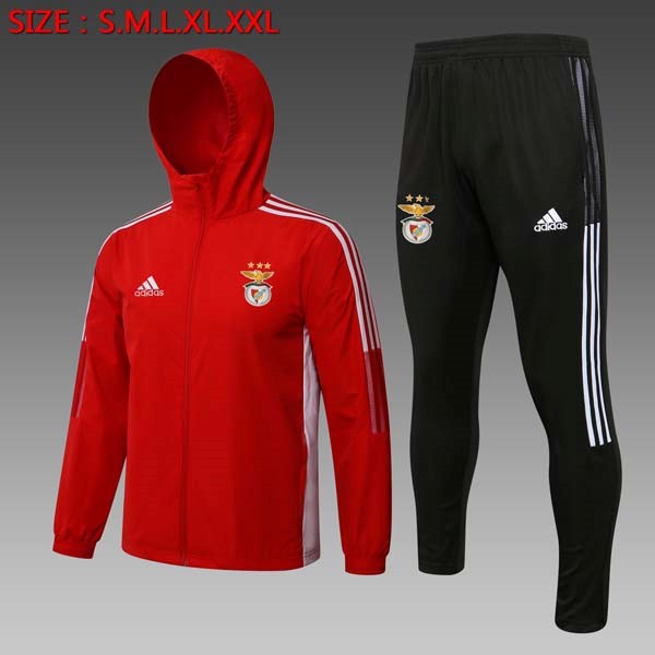 Giacca a vento Benfica Set Completo 2022 Rosso Nero